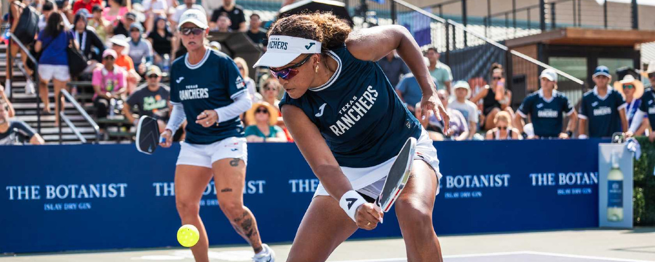 Etta Tuionetoa and Tina Pisnik competing for the Texas Ranchers at MLP Austin.