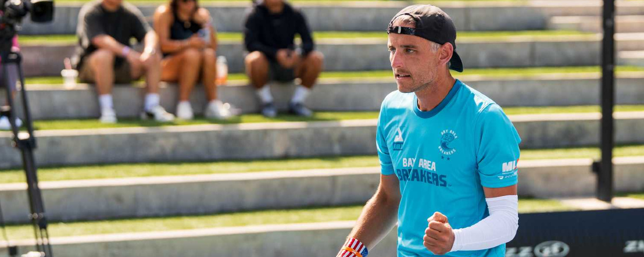 Eric Roddy competing for the Bay Area Breakers at Edward Jones MLP San Clemente.