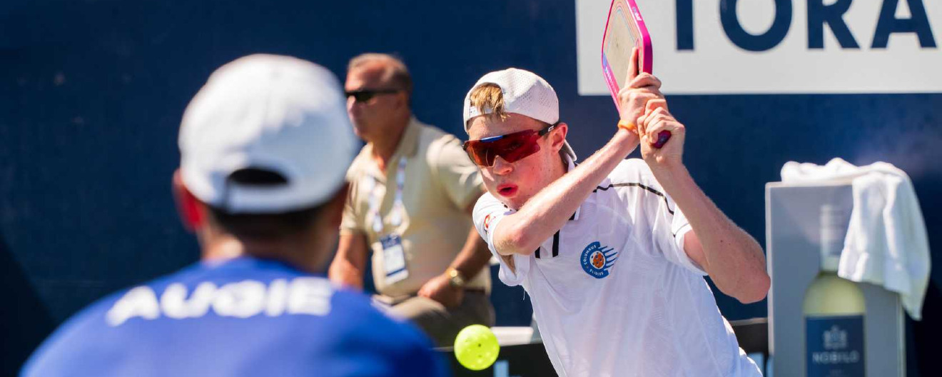 CJ Klinger competing for the Columbus Sliders at the Toray MLP Playoffs in San Diego, CA.