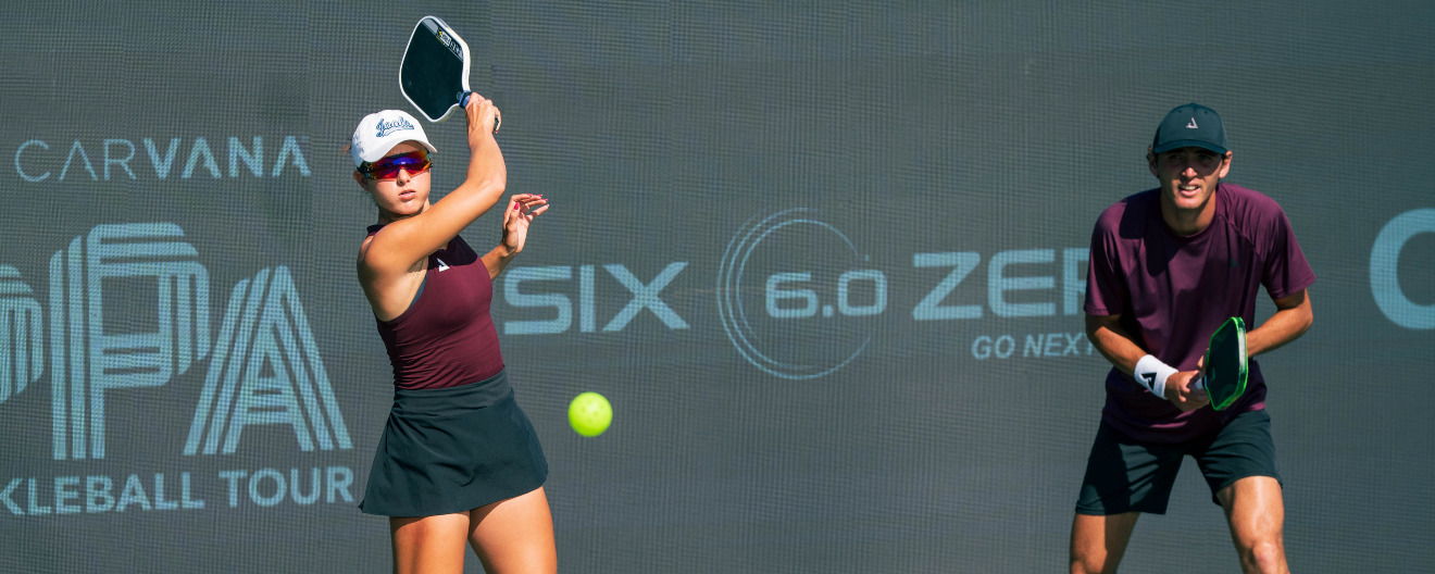 Anna Bright and Eric Oncins competing at the Veolia Lakeland Open presented by Six Zero.