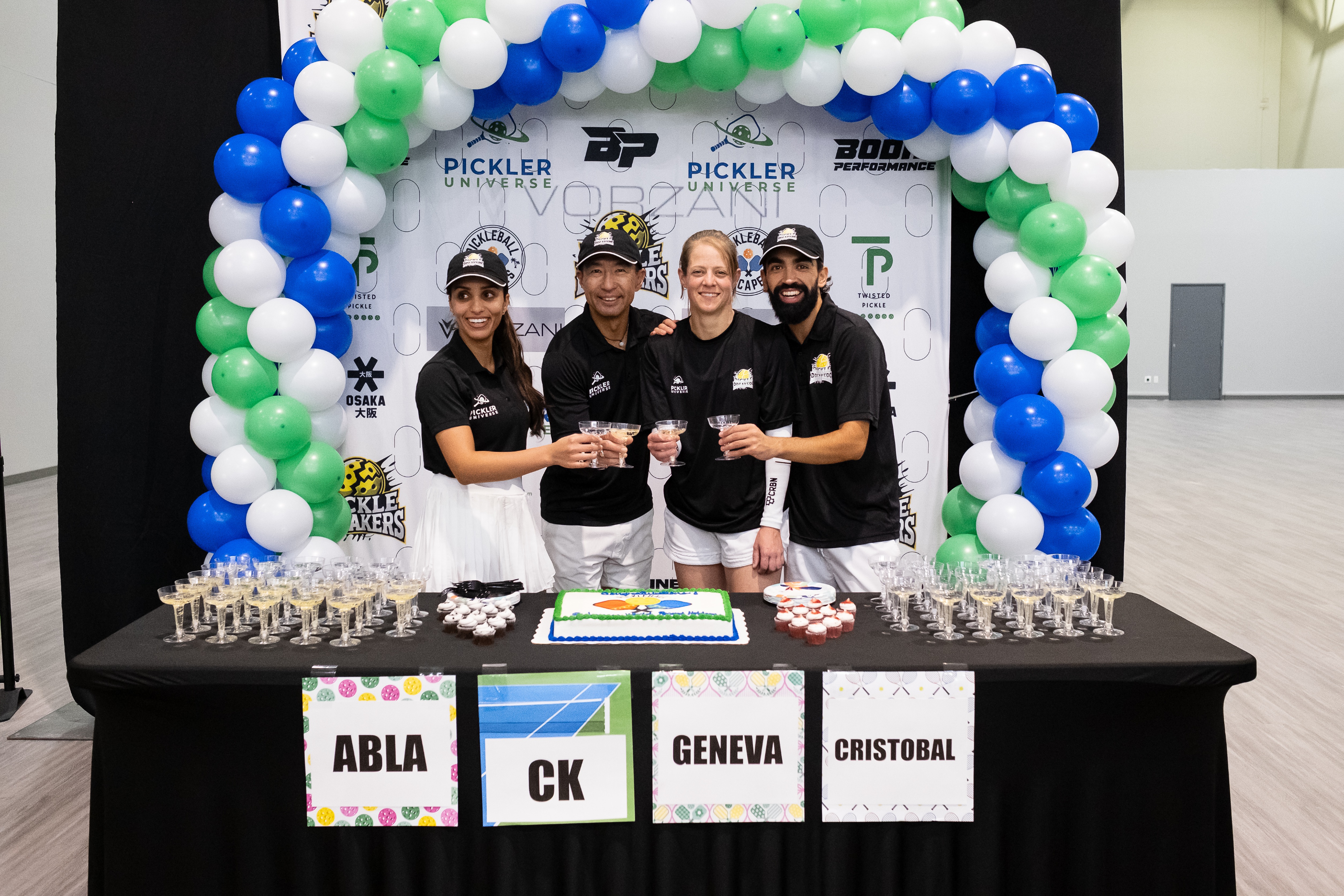 Celebrating a major accomplishment.