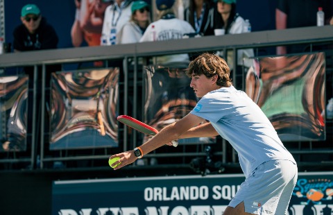 Gabe Tardio competing for the St. Louis Shock this past season.