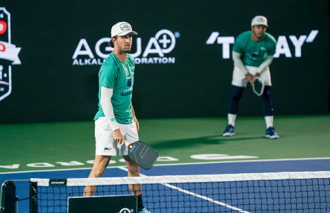 Hunter Johnson competing for the Los Angeles Mad Drops at the 2025 Edward Jones MLP Cup in Farmers Branch, TX.