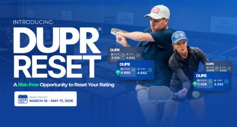 DUPR Rating Reset: What Players Need to Know
