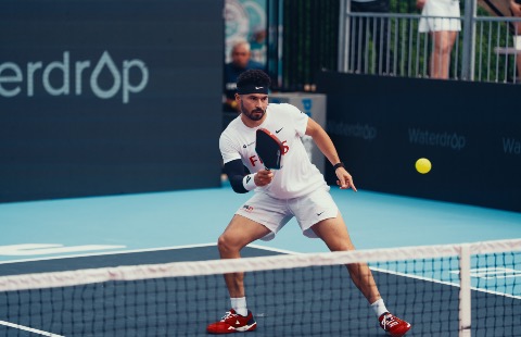 Noe Khlif competing for the New Jersey 5s at MLP Austin presented by Waterdrop.