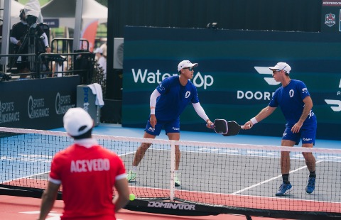 Augie Ge and JW Johnson competing for the Dallas Flash at MLP Austin presented by Waterdrop.